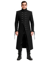 Men's Black Long Coat