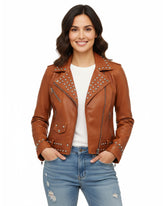 Western Dome Studded Easy Rider Jacket