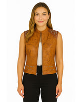 Women's Westina Leather Vest