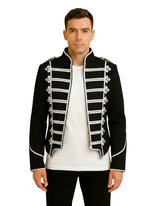 Black & White Military Jacket