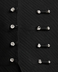 Men's Black Long Coat