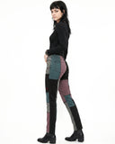Women's Patchwork Jeans - Gothic Alternative Denim Pants