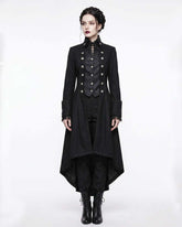 Women's Black Gothic Long Coat