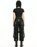 Women’s Gothic Cross Cargo Pants