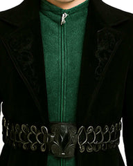 Black Velvet Jacquard