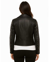 Casual Studded Biker