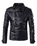 Black Leather Biker Jacket
