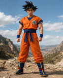 Orange Anime Martial Arts Cosplay Costume