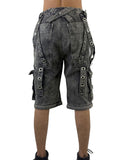 Cyber Goth Cargo Pants – Grey Gothic Trousers Unisex