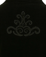 Black Stand Collar Gothic Cloak