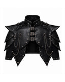 Men’s Gothic Leather Shoulder Cape