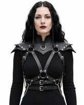 Women’s Gothic Shoulder Body Harness with Chains