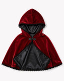 Gothic red riding hood Halloween costume set with dress cape and bag