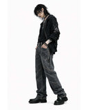 Hiphop Twilight Veil Denim Y2K Pant's