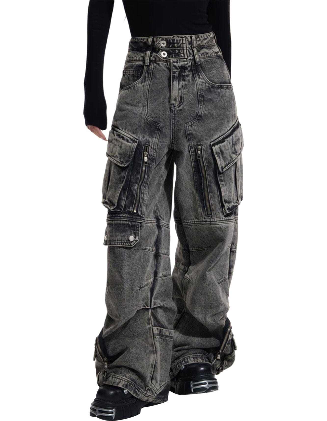 Midnight Rebel Cargo Jeans