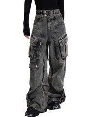 Midnight Rebel Cargo Jeans