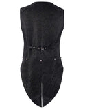 Black Steampunk Vest - - Trippprs