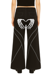 Spider Web Embroidered Baggy Jeans - American Streetwear Style for Women