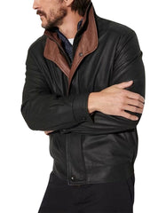 Men's Sheepskin Leather Jacket -  -  - Trippprs