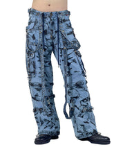Nebula Night Cargo Gothic Pant - - - Trippprs