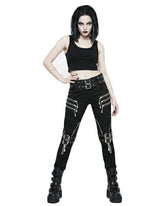 Midnight Masquerade Gothic Skinny Pant