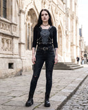 Women’s Gothic Coffin Body Harness with Chains