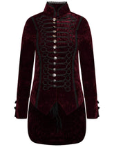 Women's Velvet Brocade Tailcoat - - - Trippprs