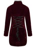 Women's Velvet Brocade Tailcoat - - - Trippprs