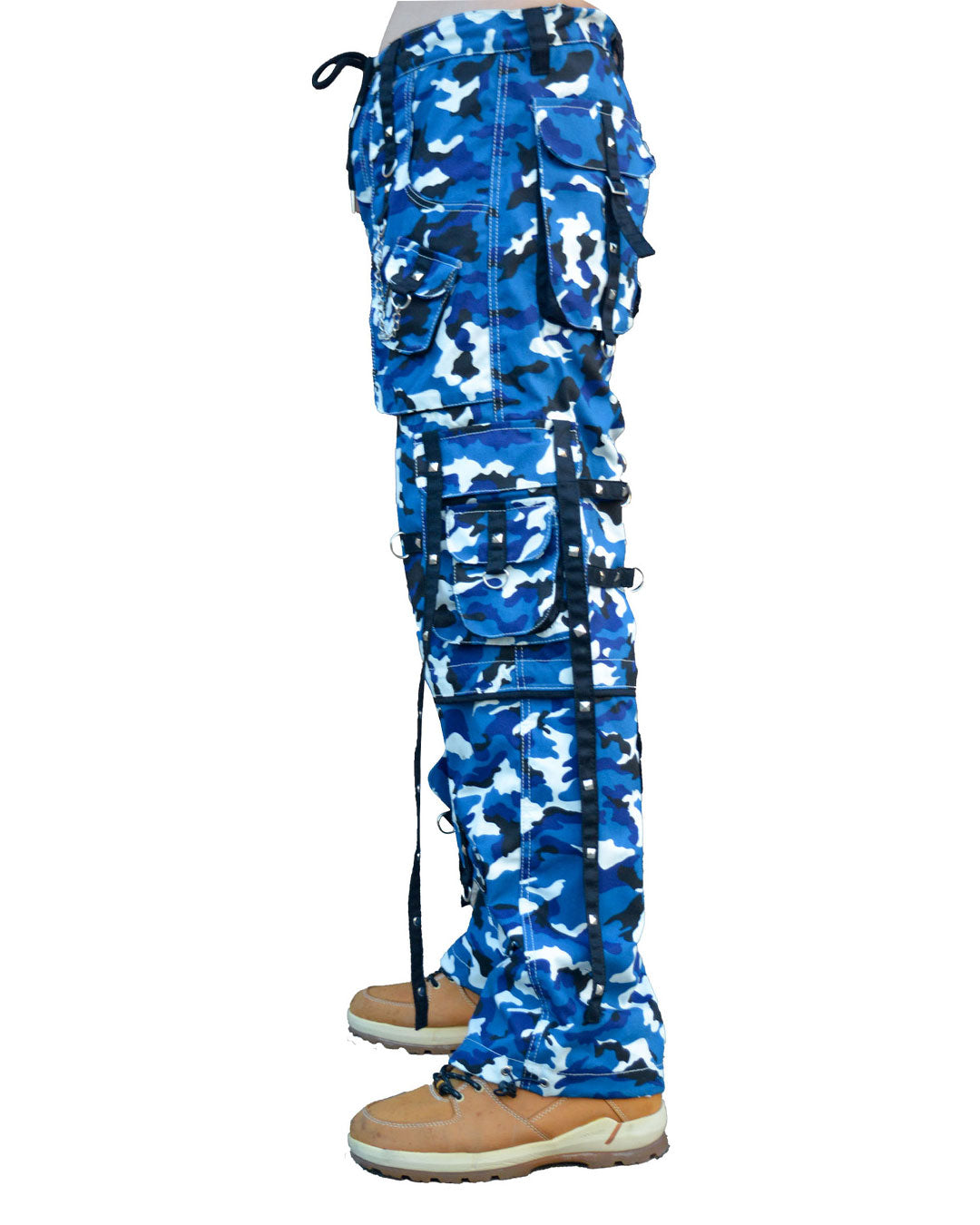 Blue Cargo Pants