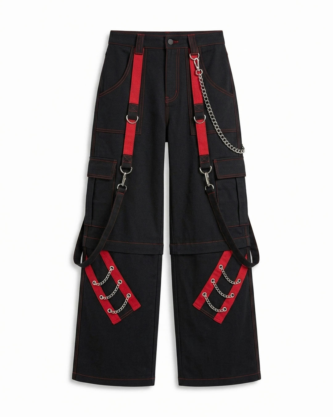 Women's Gothic Punk Cargo Pants