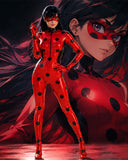 Red Ladybug Cosplay Suit