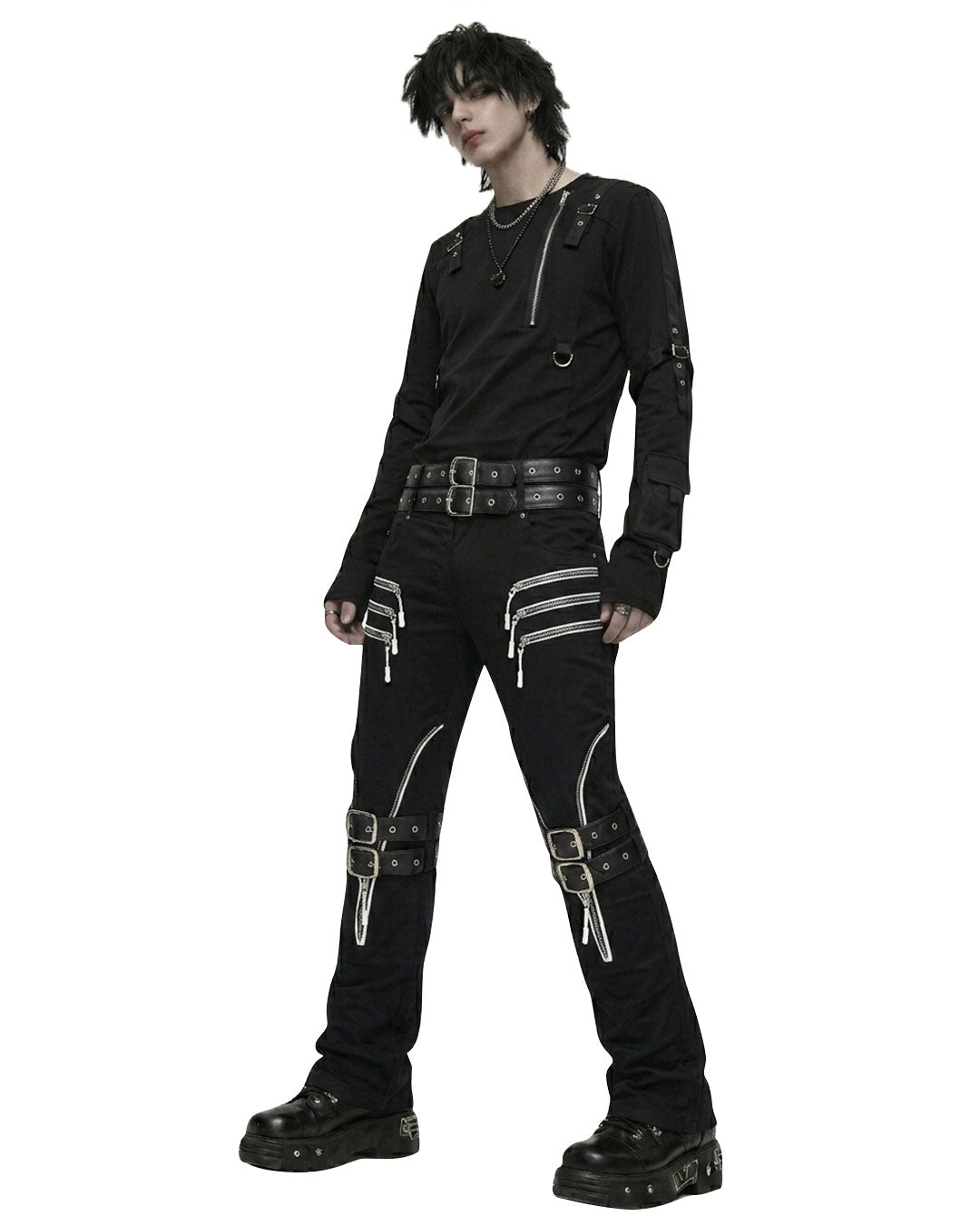 Unisex Midnight Masquerade Gothic Skinny Pant