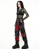 Women's Patchwork Cargo Pants | Alternative Gothic Style