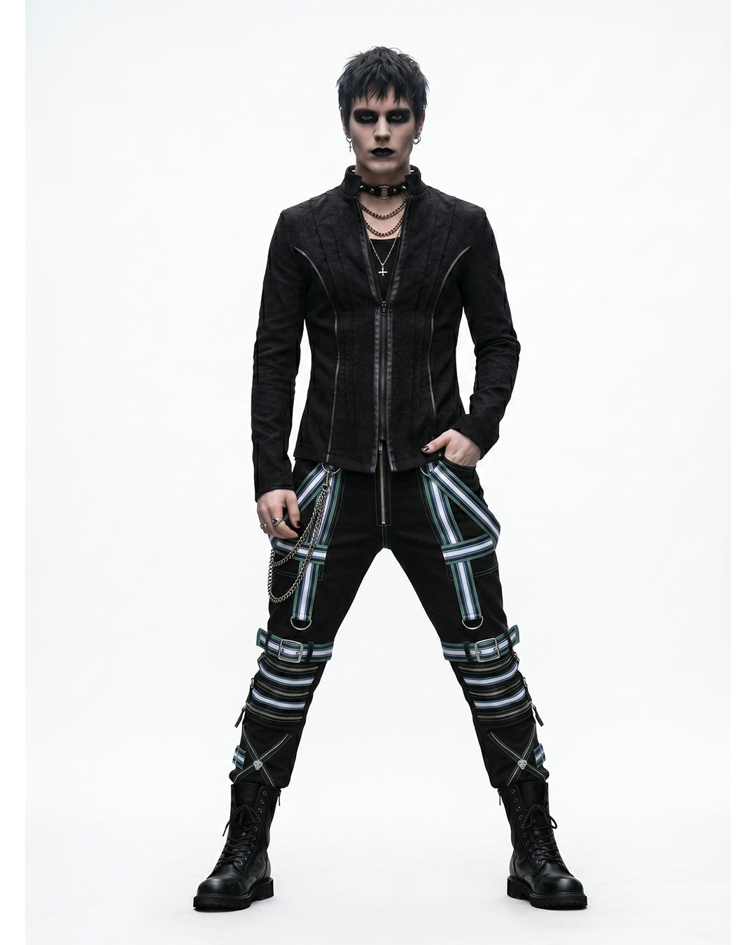 Neon Cyberpunk Tactical Pants