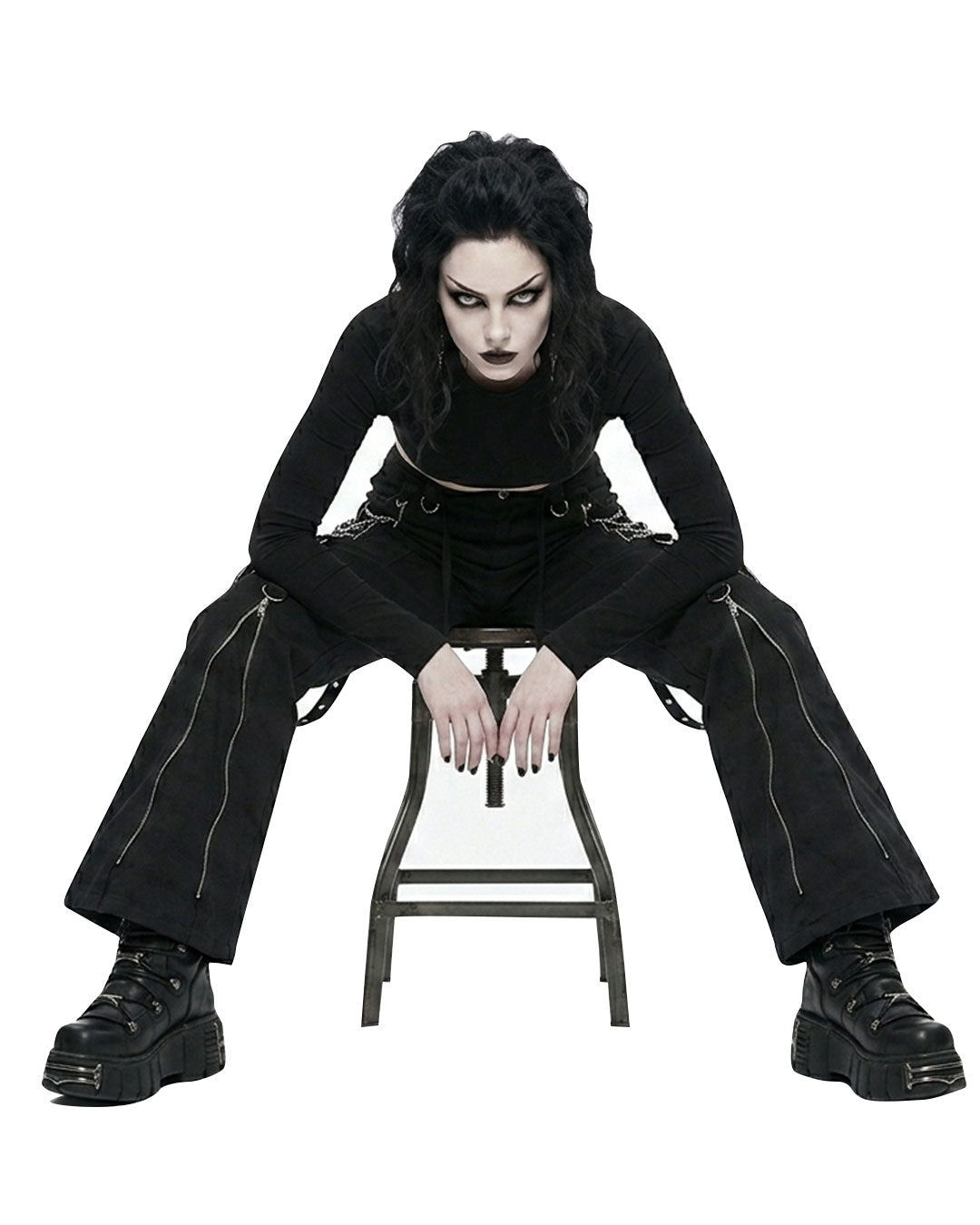 Shadowlace Gothic Chain Pants