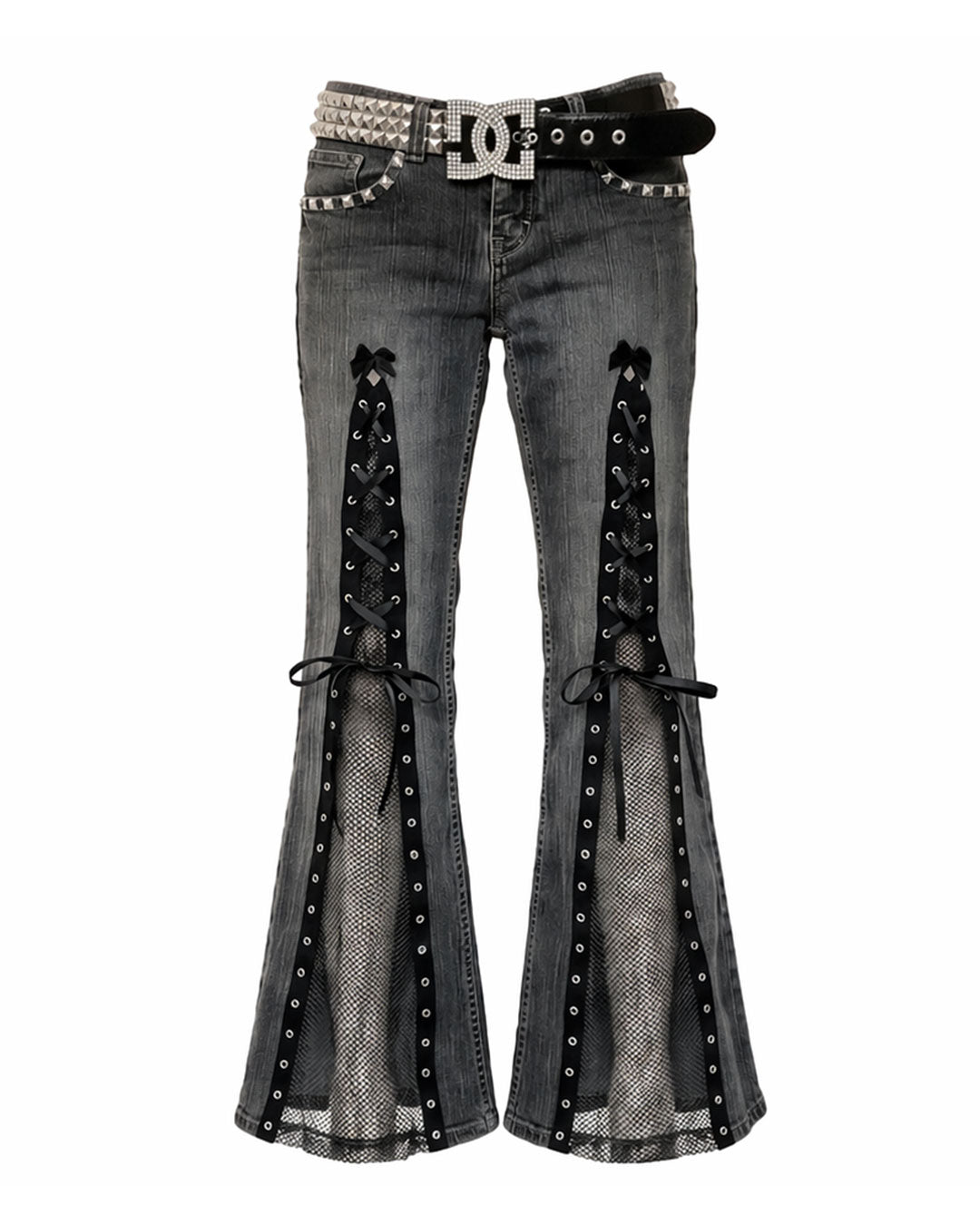 Gothic Halloween Skull & Pumpkin Pants – Spooky Streetwear Style