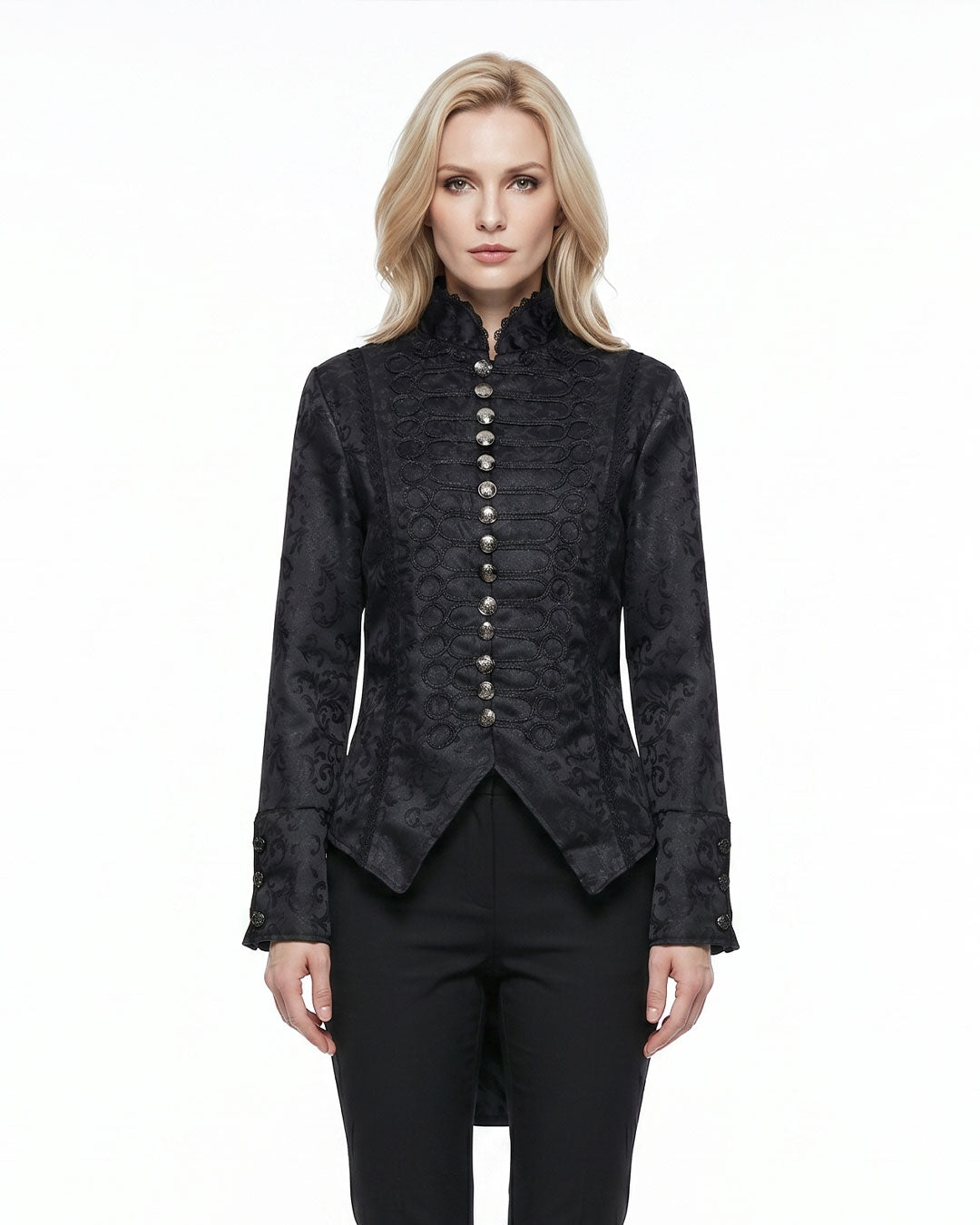 Women's Brocade Gothic Victorian Tailcoat
