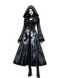Women’s Gothic Raven Cathedral Hooded Coat