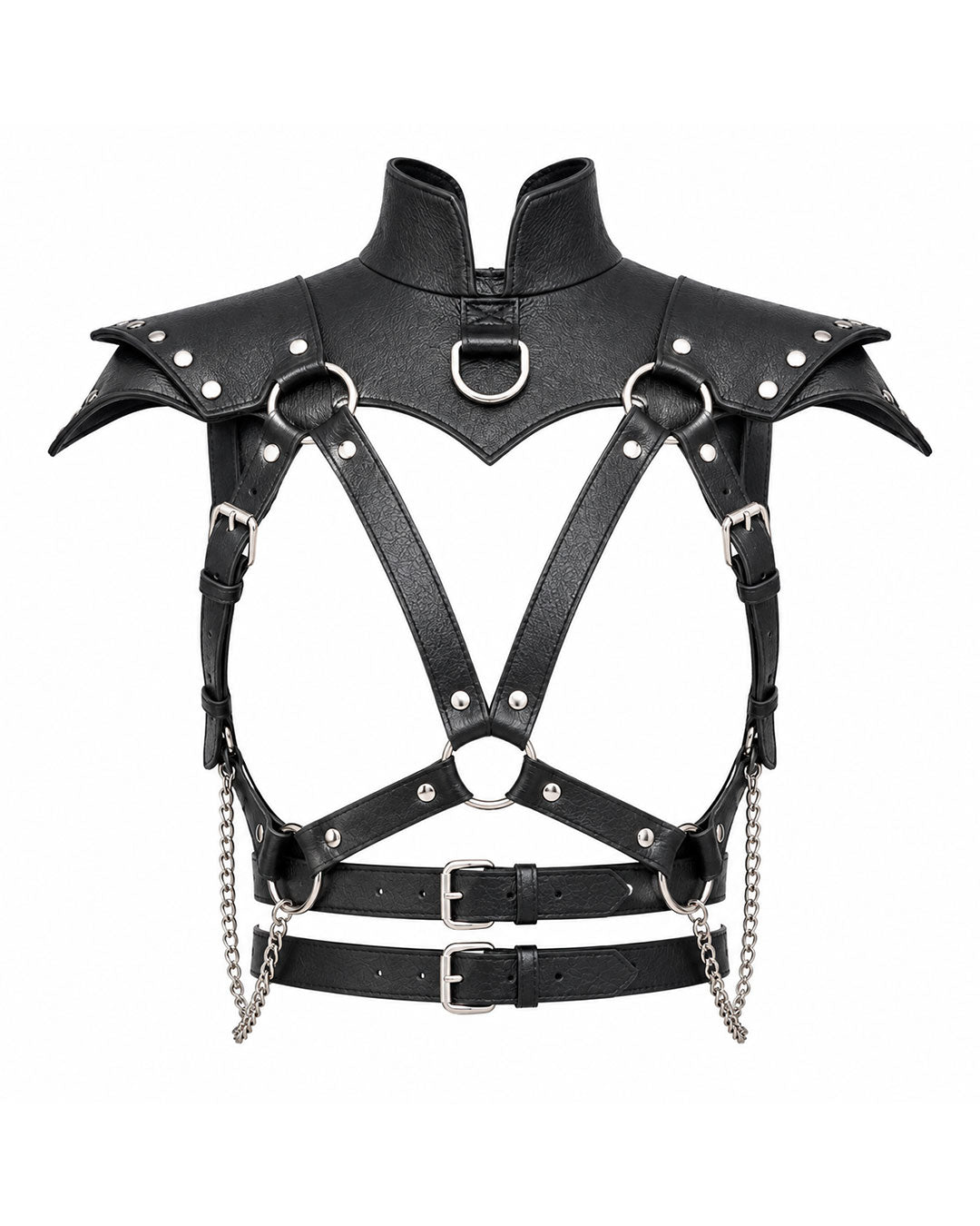 Women’s Gothic Shoulder Body Harness with Chains