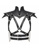 Women’s Gothic Shoulder Body Harness with Chains