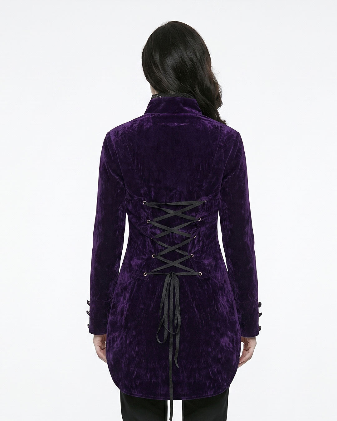 Women’s Velvet Goth Victorian Tailcoat