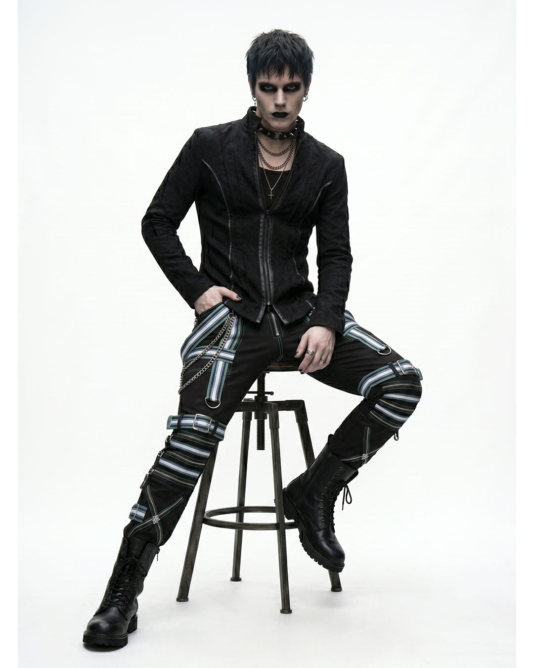 Neon Cyberpunk Tactical Pants
