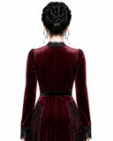 Crimson Mourning Gothic Vampire Costume Dress