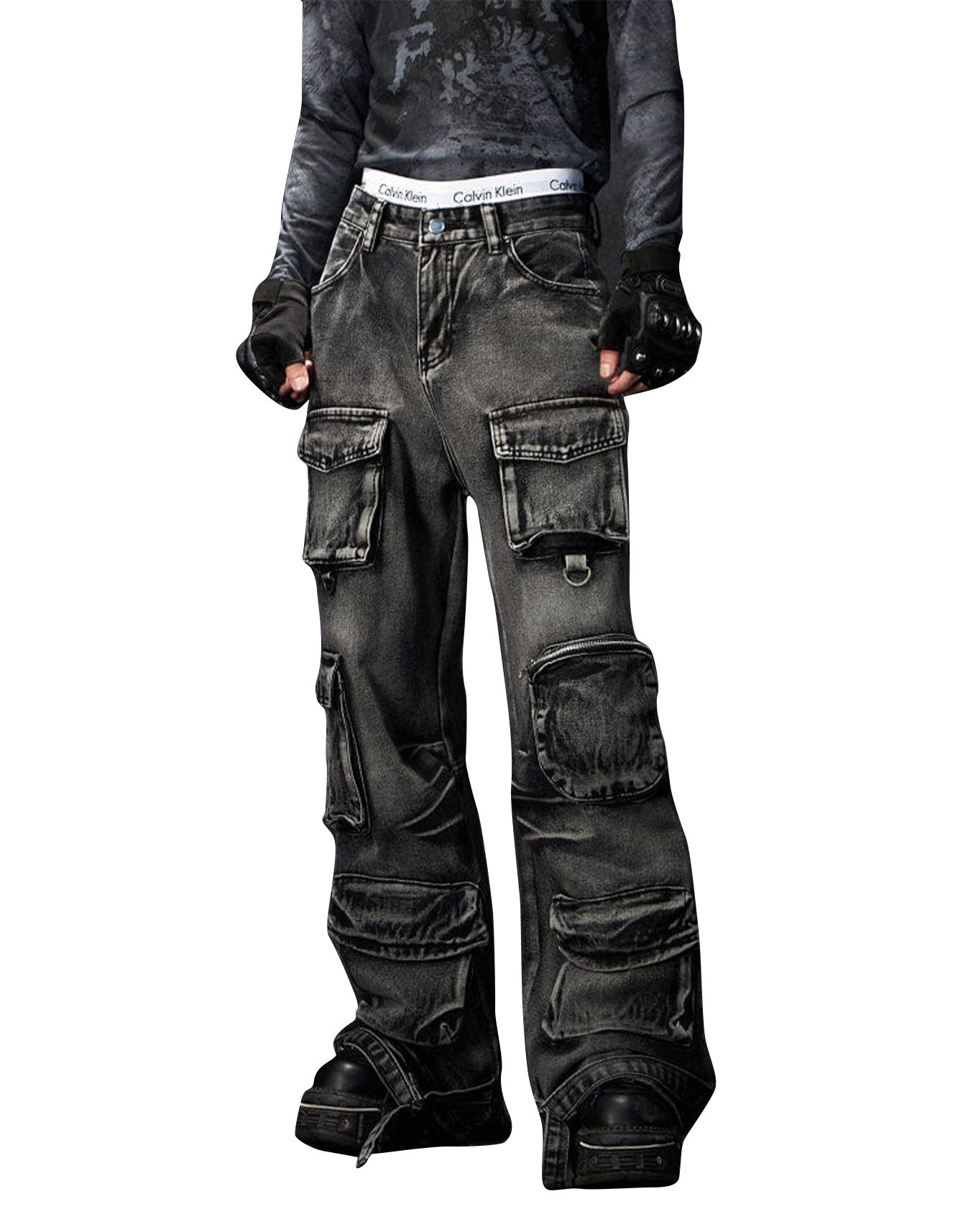 Women’s Utility Cargo Pants – Multi-Pocket Design