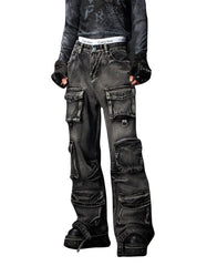 Women’s Utility Cargo Pants – Multi-Pocket Design