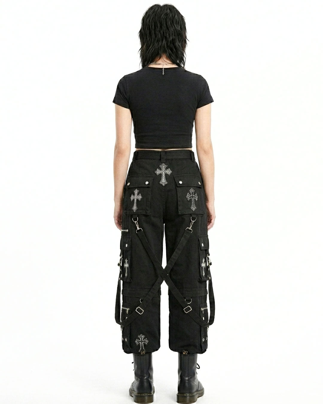 Women’s Gothic Cross Cargo Pants