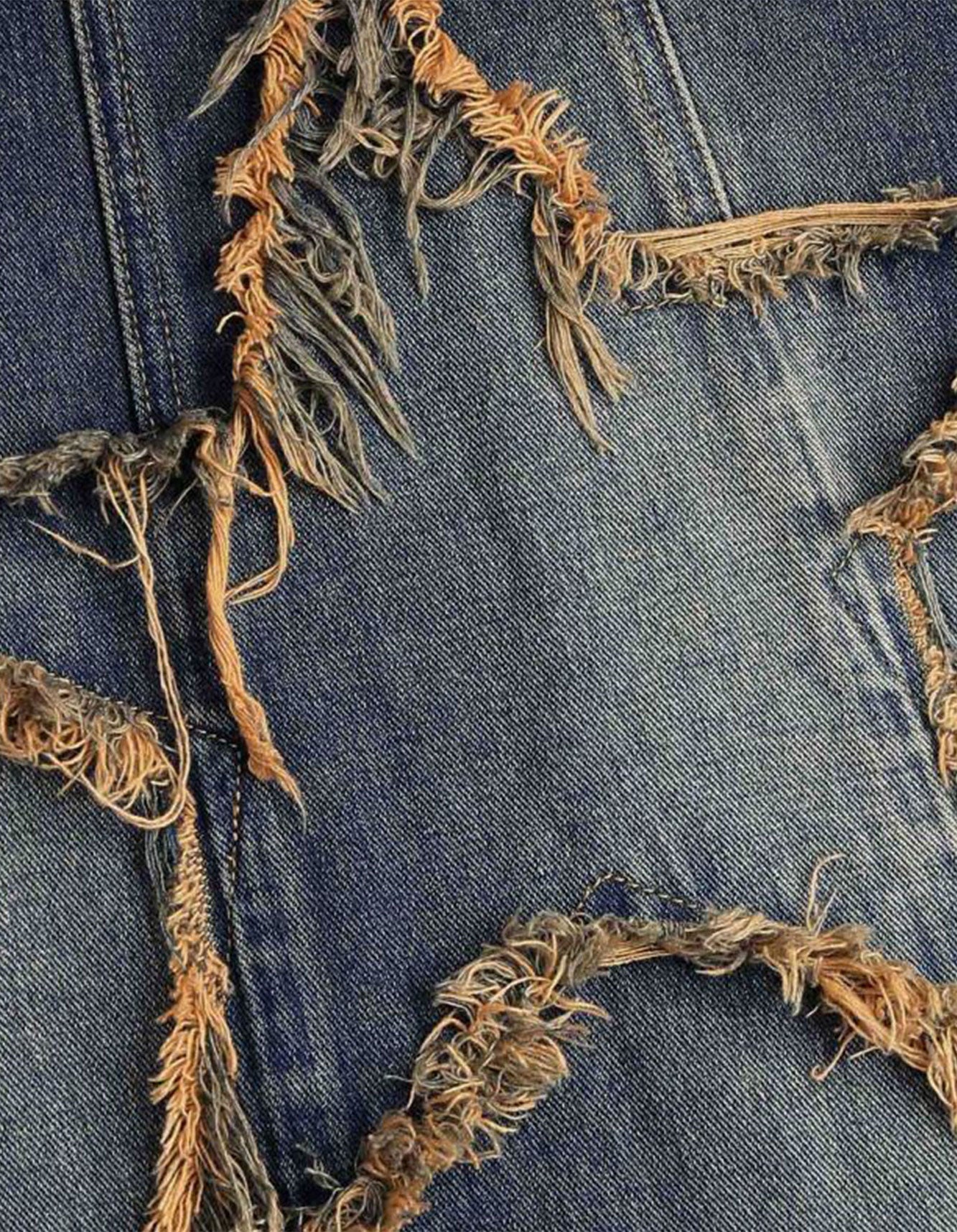 Women Patchwork Decorative Denim Skirts Hot Fashion Washed Korean Style High Street Y2K TRIPPPRS Popular Mid-Calf 03/3