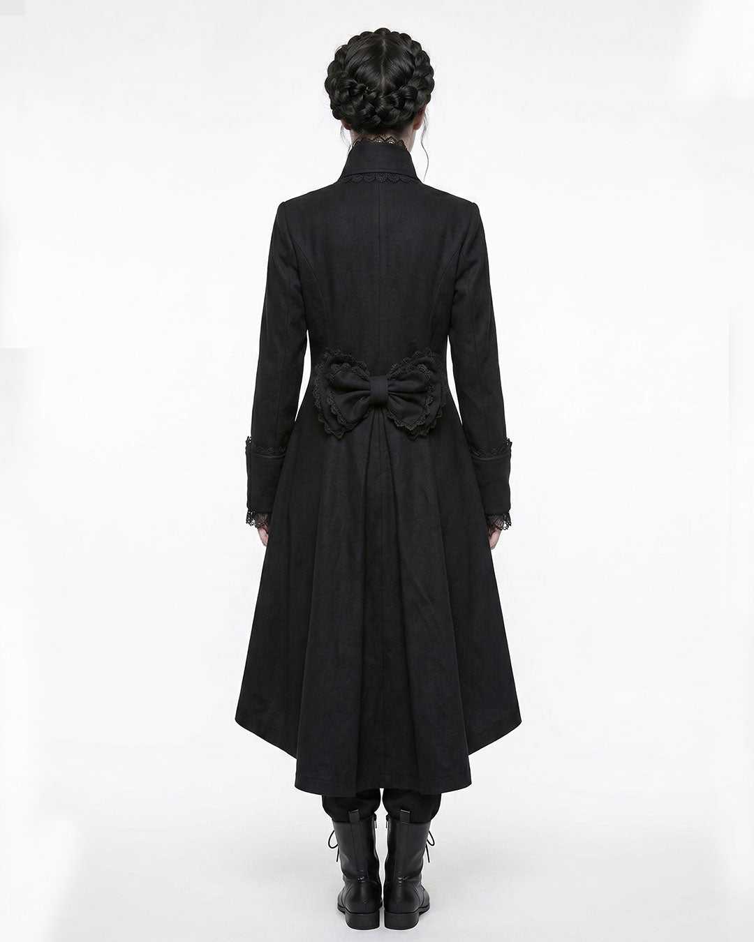 Women's Black Gothic Long Coat