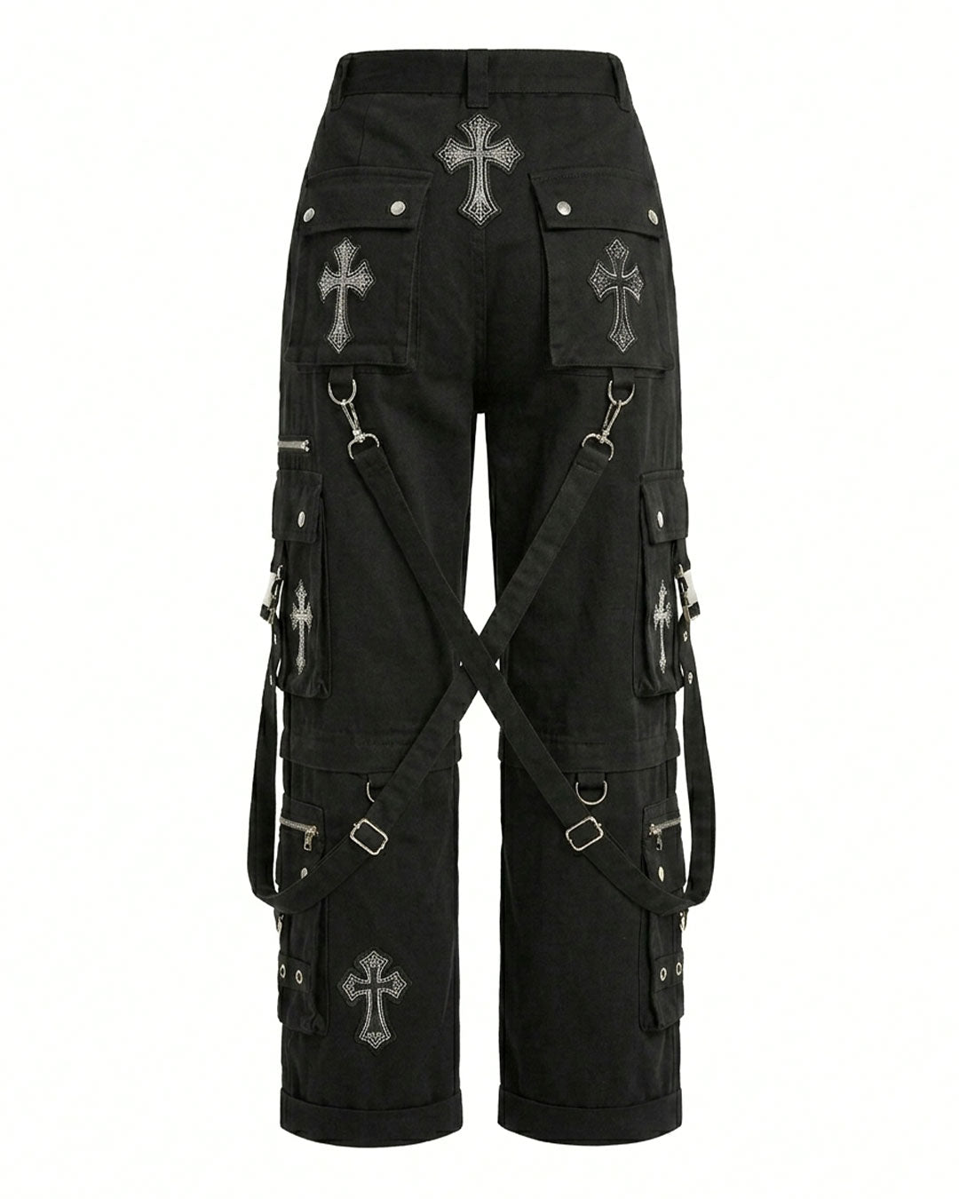 Women’s Gothic Cross Cargo Pants