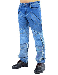 Patchwork Denim Jeans